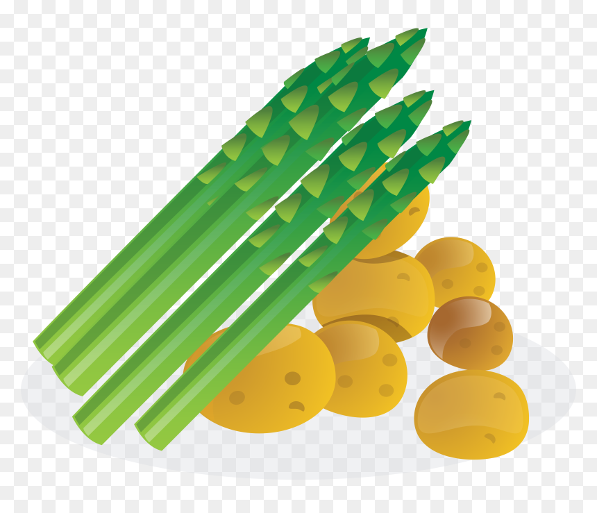 Asparagus Clip Arts - รูป การ์ตูน ผัก หน่อไม้ฝรั่ง, HD Png Download - asparagus png