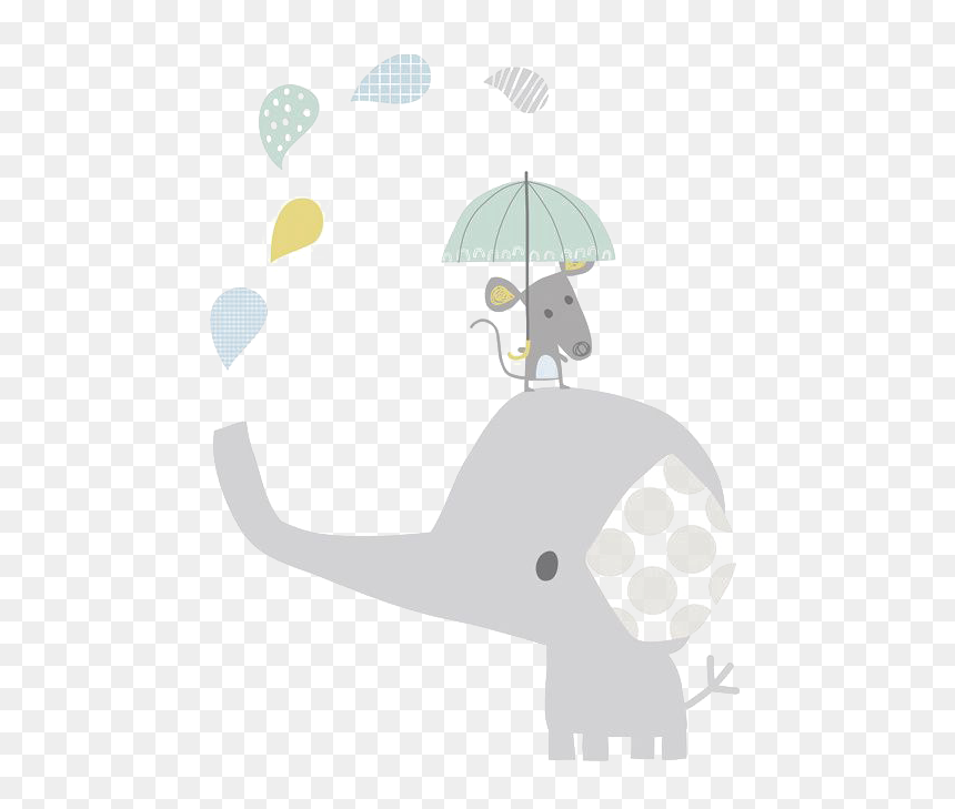 Elephant Illustration Hathi Child Baby Clipart - Illustration, HD Png Download - baby clipart png