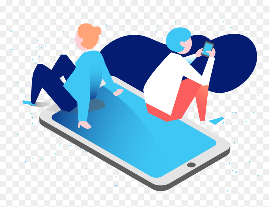 Personas Y Tecnología, Dibujo - Tecnologia En Png, Transparent Png - personas png