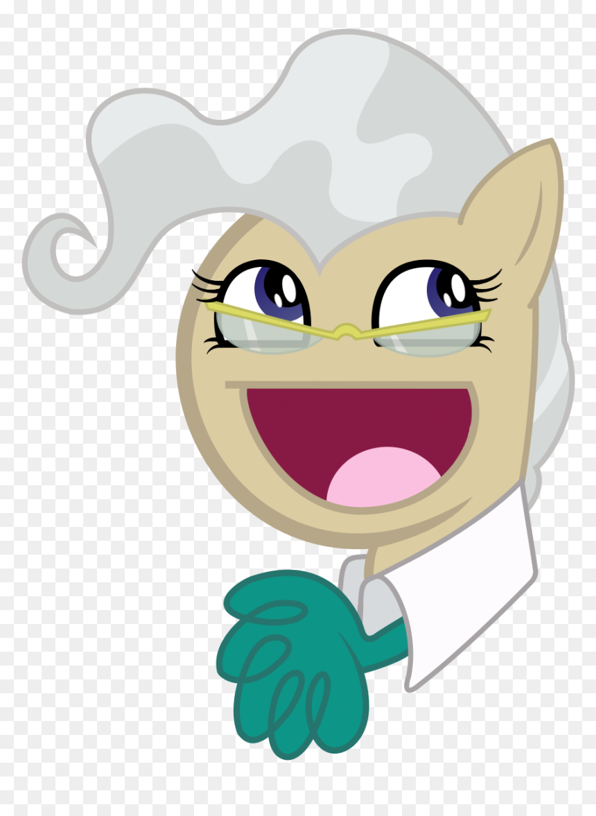 Elcomber, Awesome Face, Mayor Mare, Safe, Simple Background, - Cartoon, HD Png Download - awesome face png