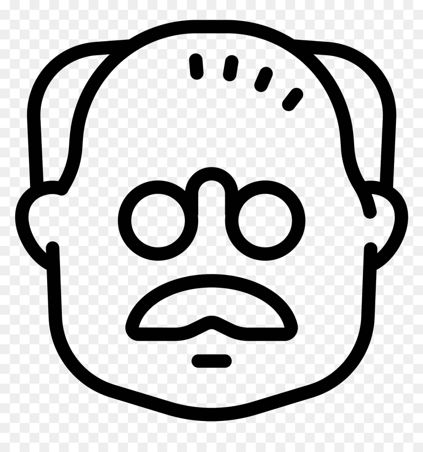 Old Man Icon - Old Man Icon Png, Transparent Png - man icon png