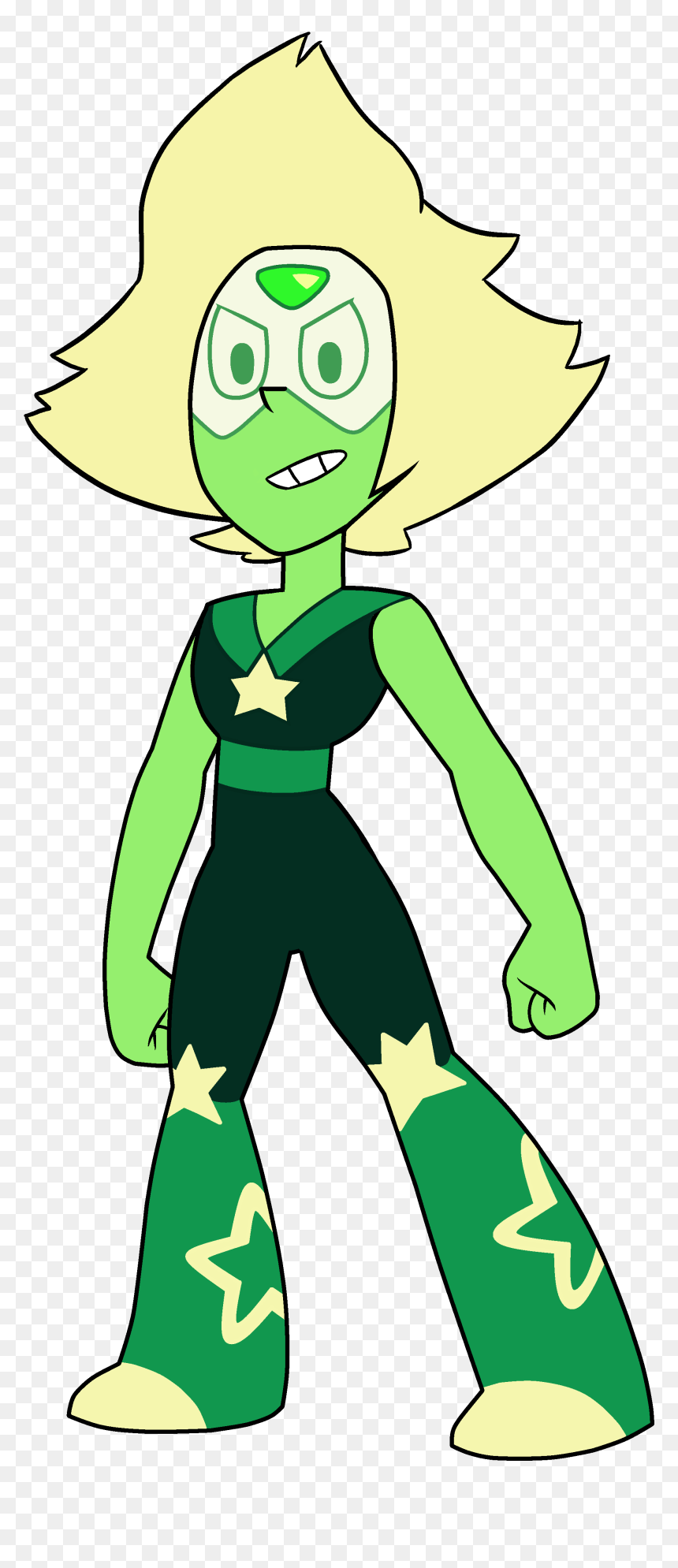 Crystal Star Cliparts - Peridot Steven Universe Transparent, HD Png Download - steven universe star png
