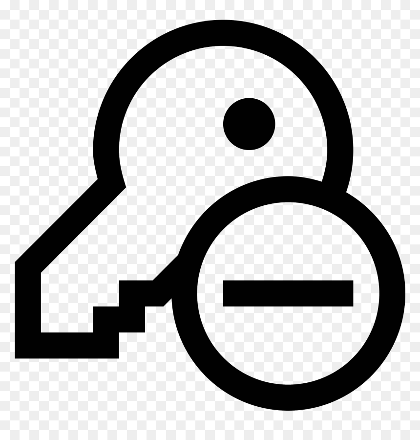 Remove Key Icon - Charing Cross Tube Station, HD Png Download - key icon png