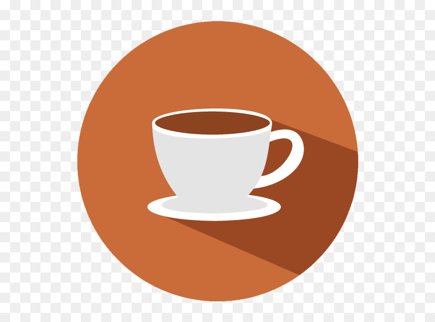 Coffee Cup Flat Icon , Png Download - Flat Coffee Cup Icon, Transparent Png - coffee icon png