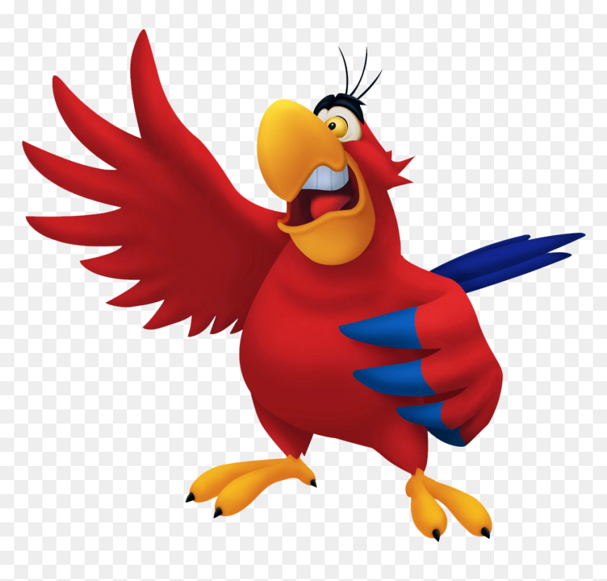 Transparent Aladdin Parrot Iago Png Cartoon - Iago Aladdin, Png Download - aladdin png