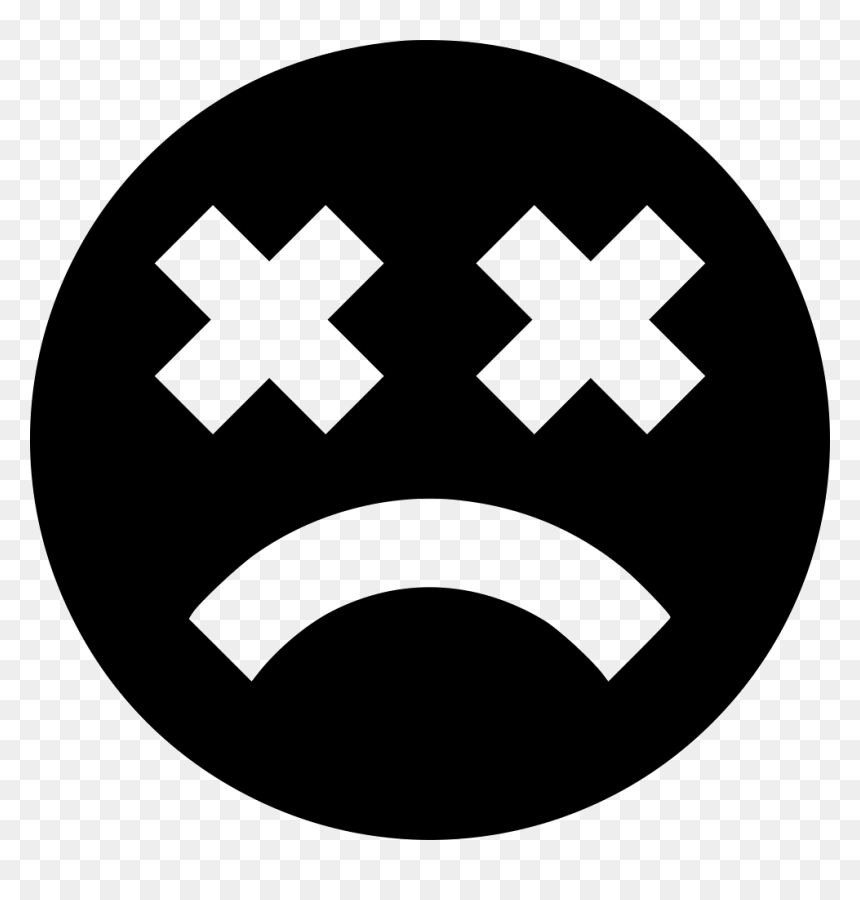 Frown - Серп И Молот Черно Белый, HD Png Download - frown png