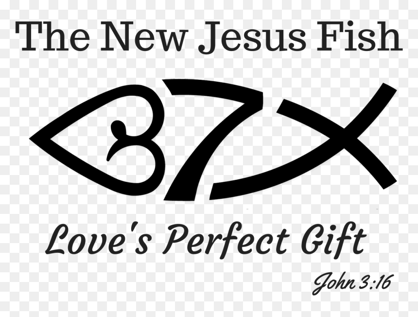 Calligraphy, HD Png Download - christian fish png