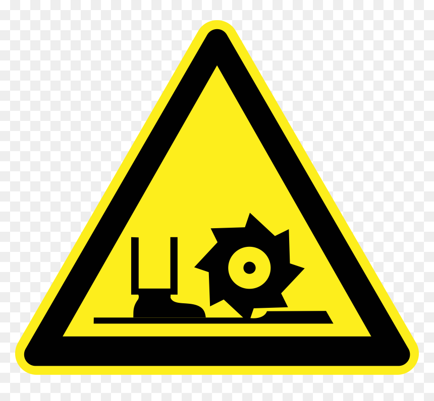 Danger Cutter Toe Loss Warning Sign Clip Arts - Poster Acid And Alkalis, HD Png Download - loss png