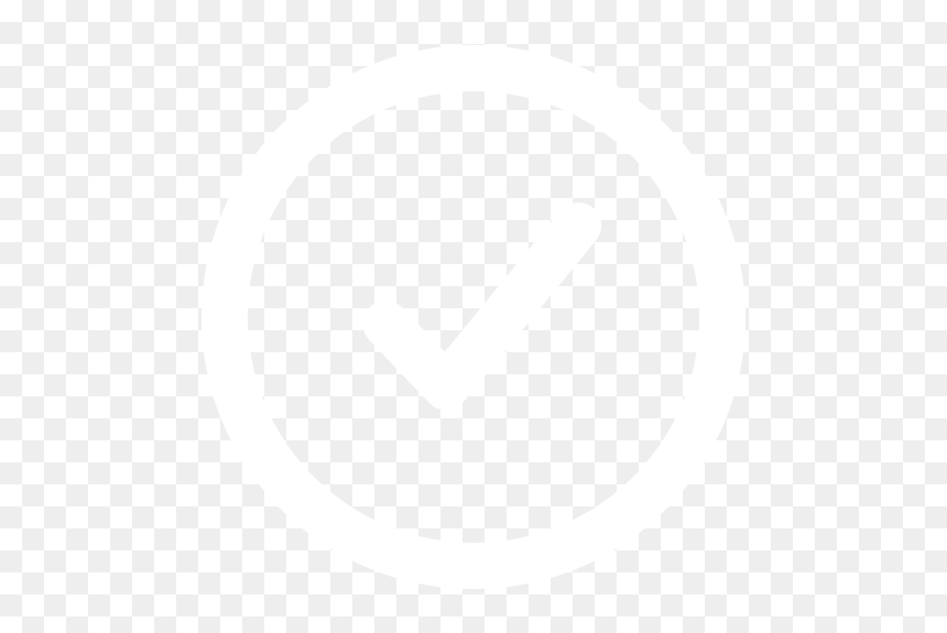 Checkmark - Johns Hopkins Logo White, HD Png Download - white checkmark png