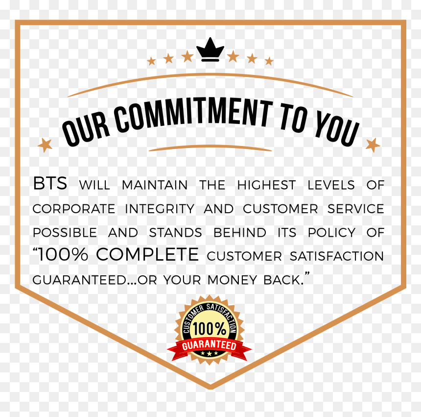 Bts Satisfaction Guarantee Png Transparant Background, Transparent Png - satisfaction guaranteed png