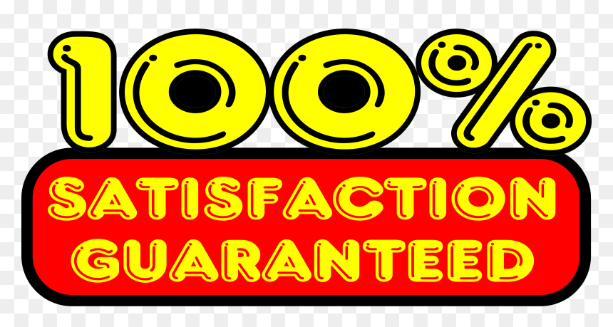 This Free Clipart Png Design Of Satisfaction Guaranteed - Guarantee Bar Vector Png, Transparent Png - satisfaction guaranteed png