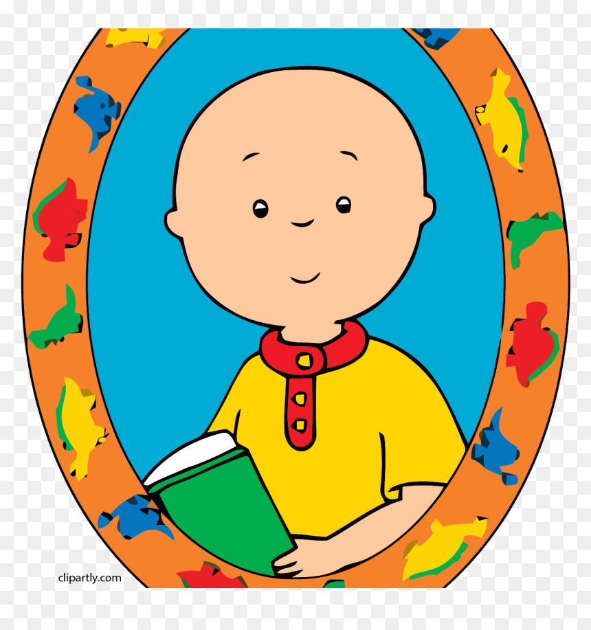 Caillou Half Border Clipart Picture - Cartoon Caillou, HD Png Download - caillou png