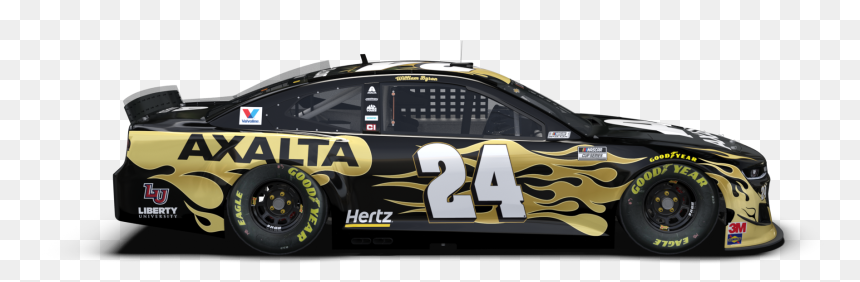 William Byron Black And Gold Iracing, HD Png Download - gold paint png