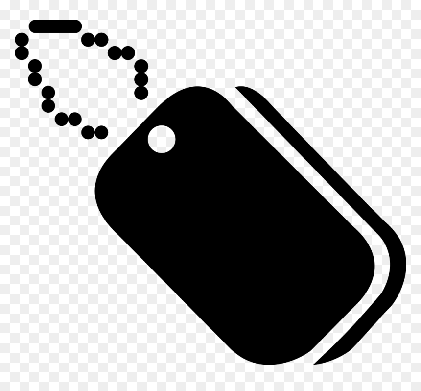 Dog Png Icon Free - Military Dog Tag Silhouette, Transparent Png - dog png icon