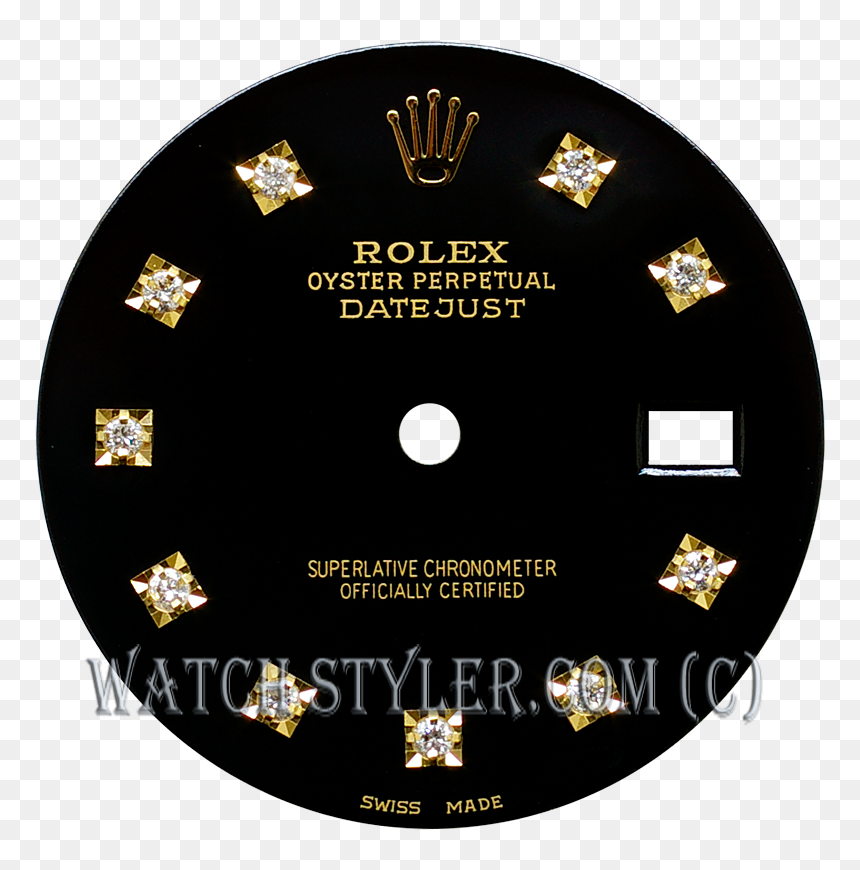Diamond Mens Custom Rolex, HD Png Download - rolex logo png