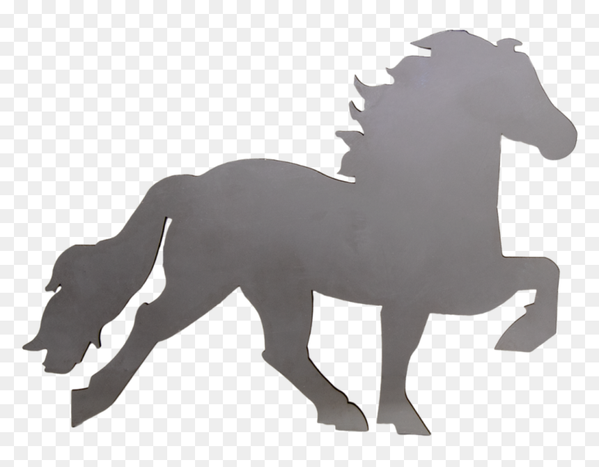 Icelandic Horse Badge - Free Picture Icelandic Horse, HD Png Download - horse silhouette png
