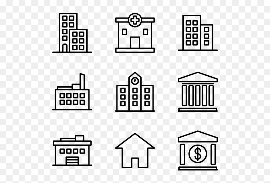 Manufacturing Icons, HD Png Download - building icon png