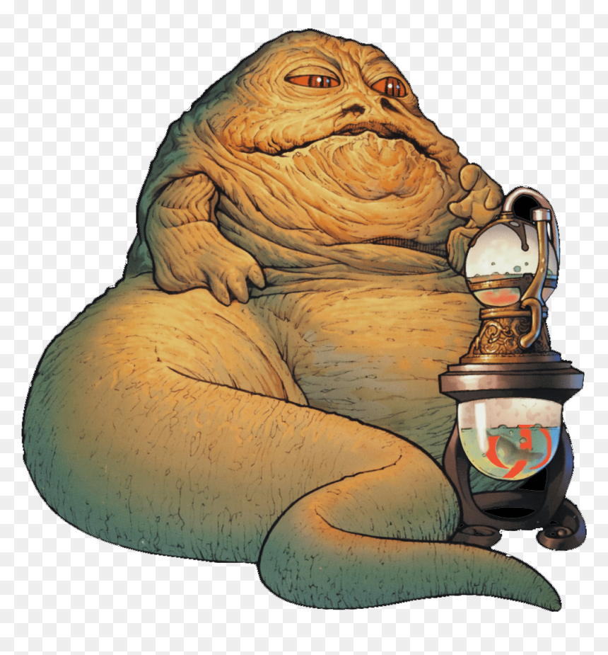 Jabba The Hutt With A Hooka Full Of Apa Goodness - Jabba The Hutt Hat, HD Png Download - jabba the hutt png