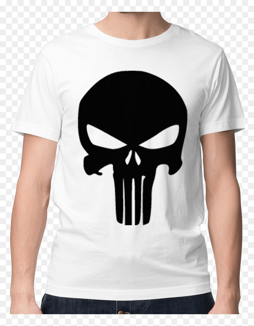 Picture Of Punisher T-shirt - Punisher Skull, HD Png Download - punisher logo png
