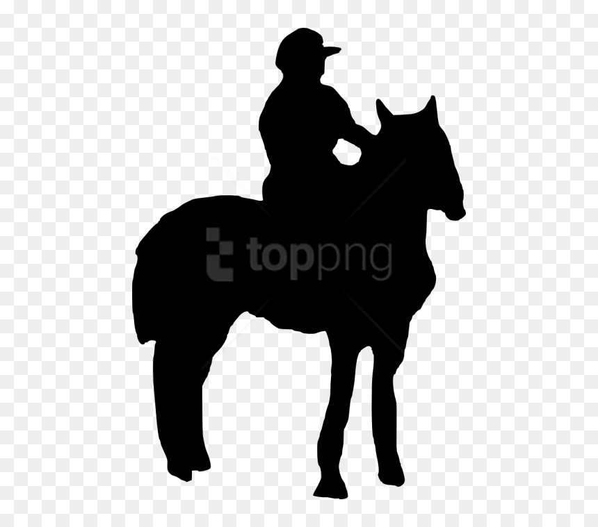 Free Png Horse Riding Silhouette Png - Lord Of The Rings Gollum Silhouette, Transparent Png - horse silhouette png