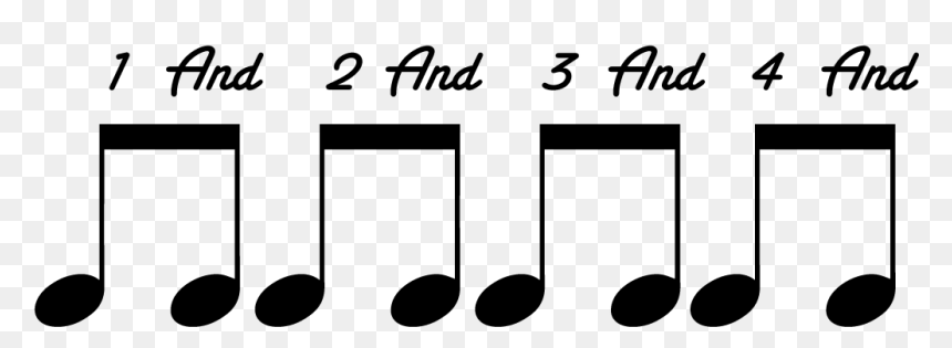 Counting Eigtht Notes, HD Png Download - quarter note png