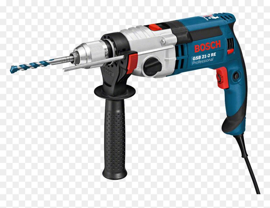 Drill Clipart Pneumatic Drill - Bosch Gsb 21 2 Re, HD Png Download - drill png