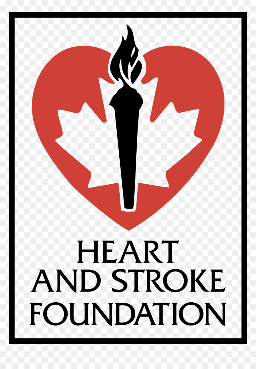 Heart And Stroke Logo, HD Png Download - heart symbol png