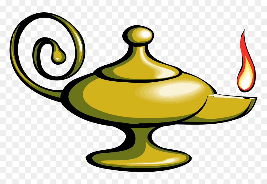 Aladdin Central Clipart - Oil Lamp Clipart, HD Png Download - aladdin png