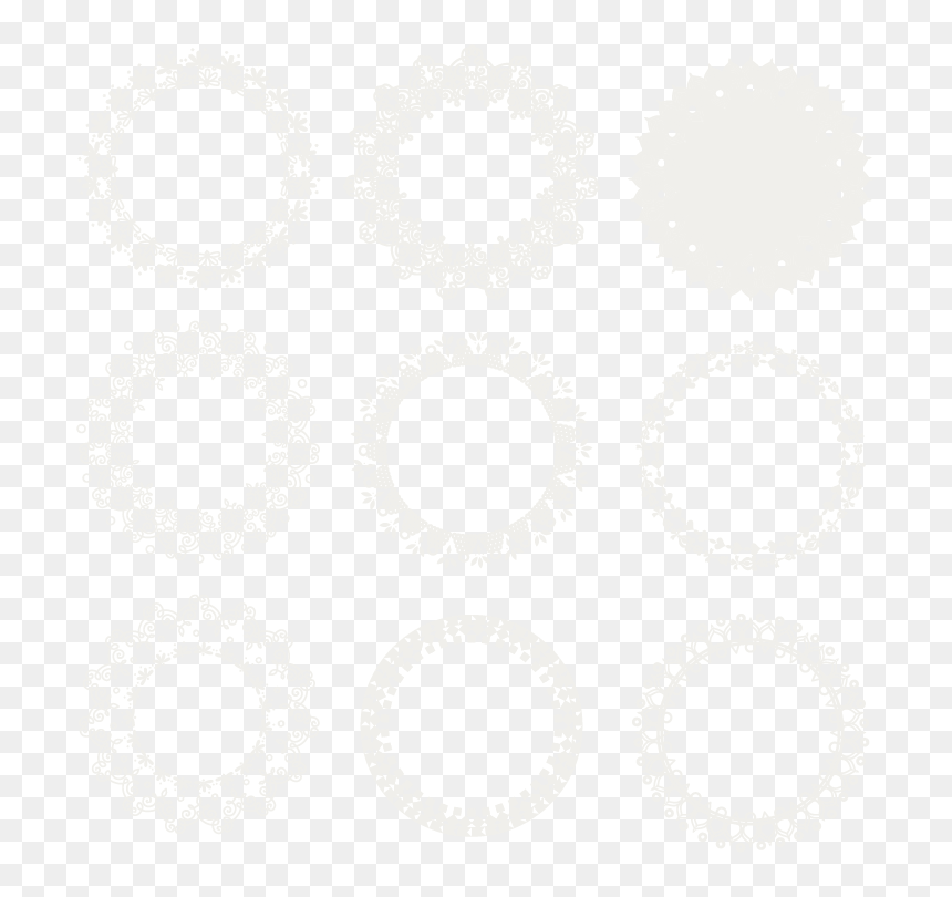 Vector Graphics, HD Png Download - lace circle png