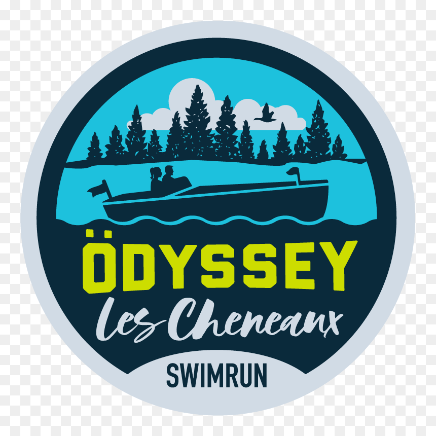 Odyssey Swimrun Les Cheneaux Logo - Circle, HD Png Download - boston skyline silhouette png