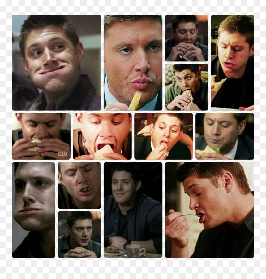 Dean Winchester And Food - Dean Winchester Collage, HD Png Download - dean winchester png