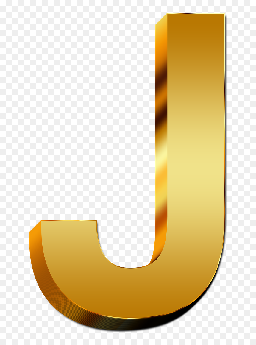 J Letter Letras Abc Educaci Imagen Gratis Pixabay - Letras Cor De Ouro, HD Png Download - abc png