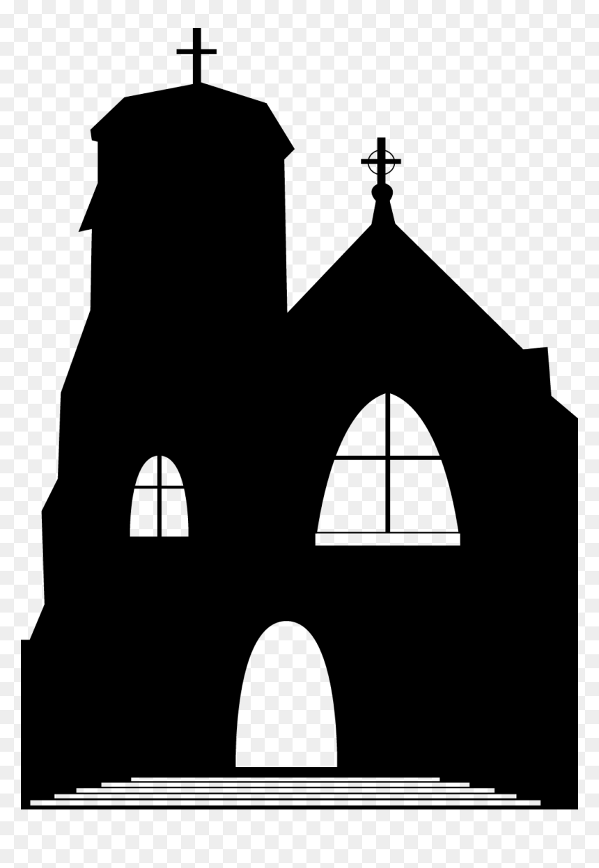 Castle Castle Silhouette Png Download - Church Silhouette Png, Transparent Png - church silhouette png