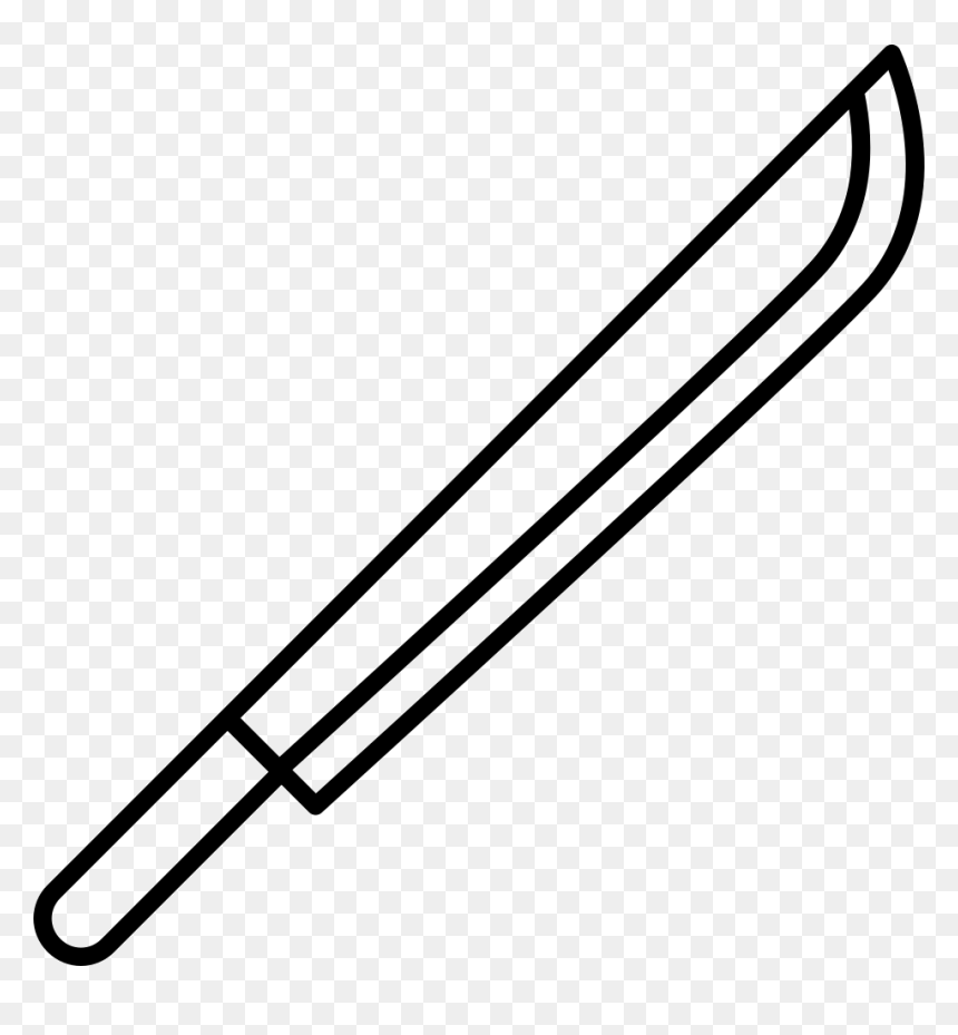 Machete - Machete Para Pintar, HD Png Download - machete png