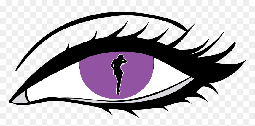 Doux Luxury Lashes - Eye Vector Portrait Illustration, HD Png Download - eye lashes png