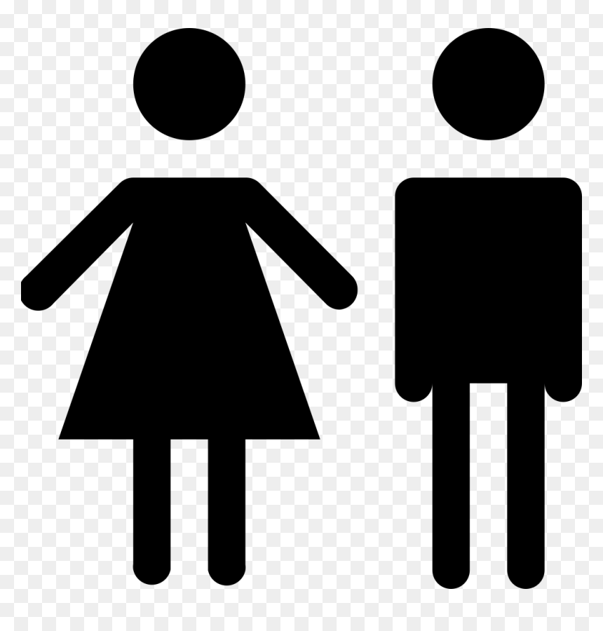 Computer Icons Tattoo Clip Art Toilet - Silhouette Girl Clipart Black And White, HD Png Download - teardrop tattoo png