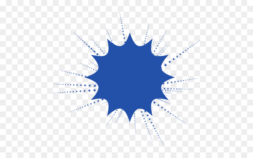 Explosion Burst Blue Color - شمسه اسلیمی, HD Png Download - color explosion png