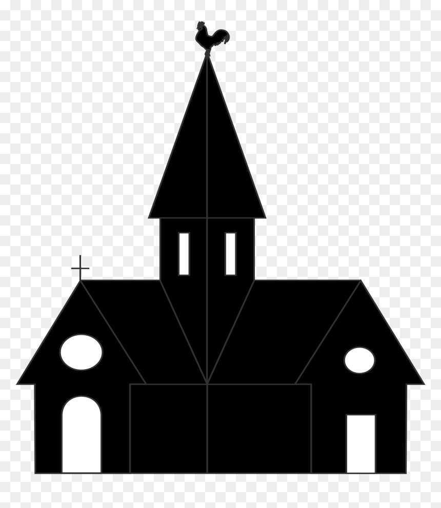 Transparent Church Clip Art Png - Church Silhouette Clipart, Png Download - church silhouette png