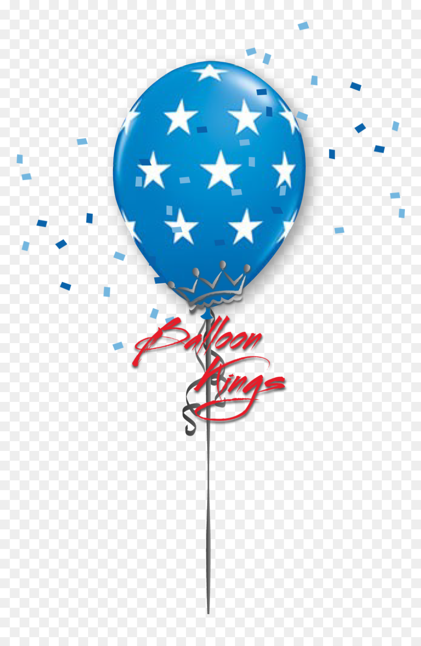 11in Latex American Stars - Princess Happy Birthday Baby Girl, HD Png Download - stars clipart png