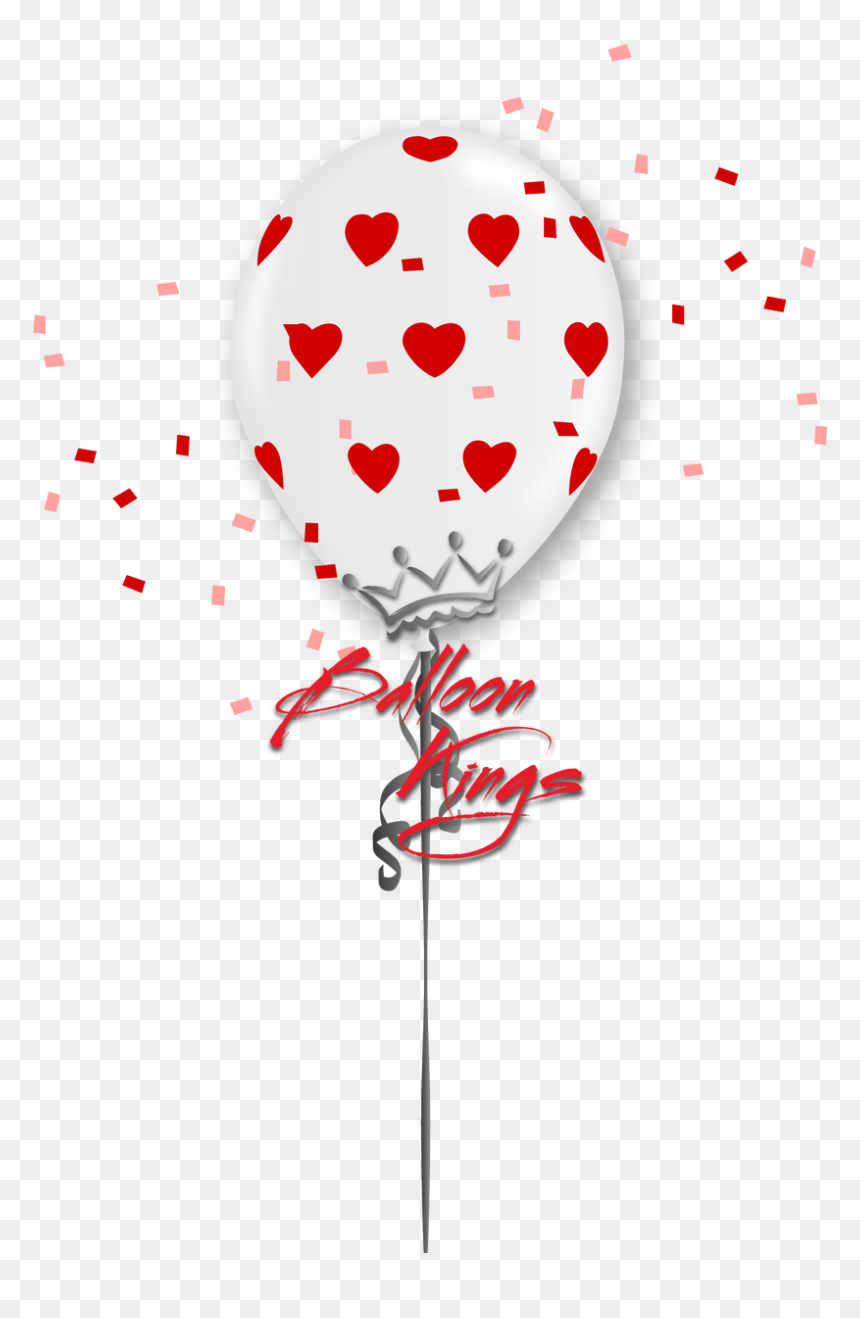Transparent Red Hearts Png - Princess Happy Birthday Baby Girl, Png Download - balloon clipart png
