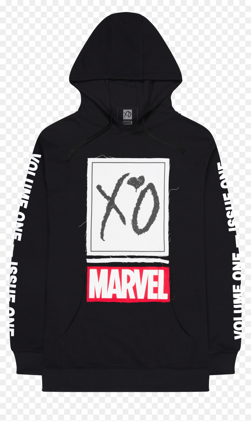 Marvel X The Weeknd Present , Png Download - Weeknd Marvel Hoodie, Transparent Png - the weeknd png