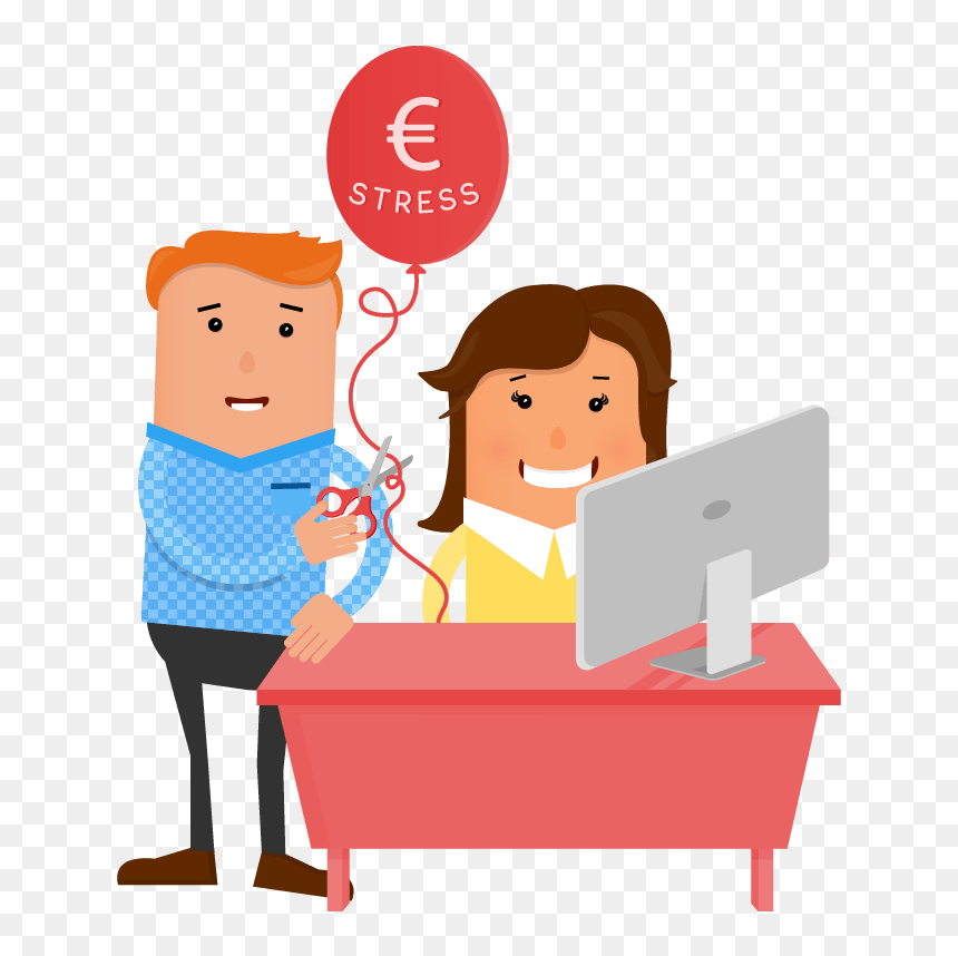 Financial Is A Real - Financial Stress Employee Financial Wellness, HD Png Download - stress png