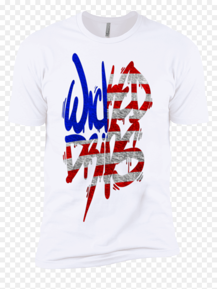 Wicked Drips Murica Graffiti Le - Active Shirt, HD Png Download - drips png