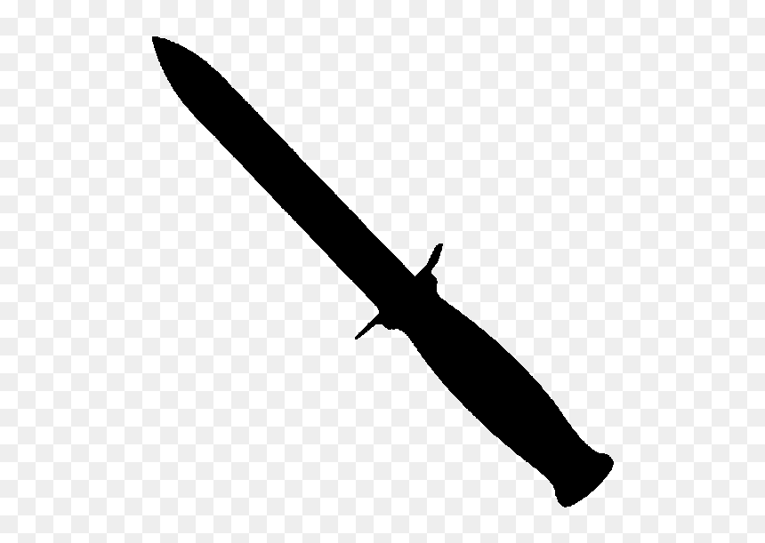 Transparent Emblem Knife - Sword Icon Png, Png Download - combat knife png
