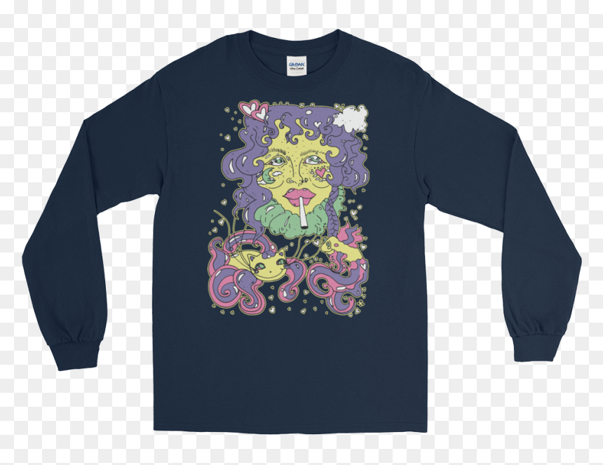 Magical Fish Gal Long Sleeve Shirt In - Corner Taken Quickly Origi Shirt, HD Png Download - christian fish png
