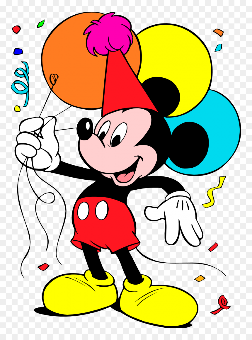Mickey Mouse Birthday Rangoli, HD Png Download - mickey mouse birthday png
