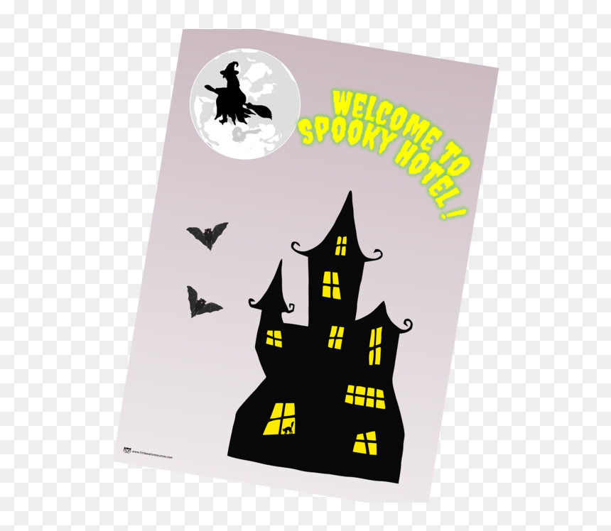 Welcome Hotel Postercover - Poster, HD Png Download - spooky png