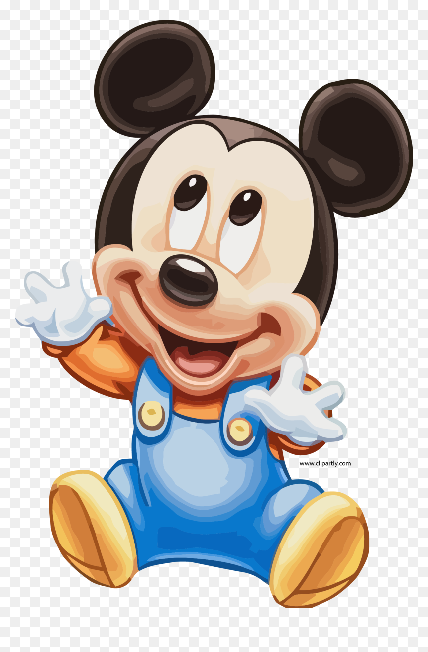 Mickey Excited Clipart Png - Baby Mickey Mouse Happy Birthday, Transparent Png - mickey mouse birthday png