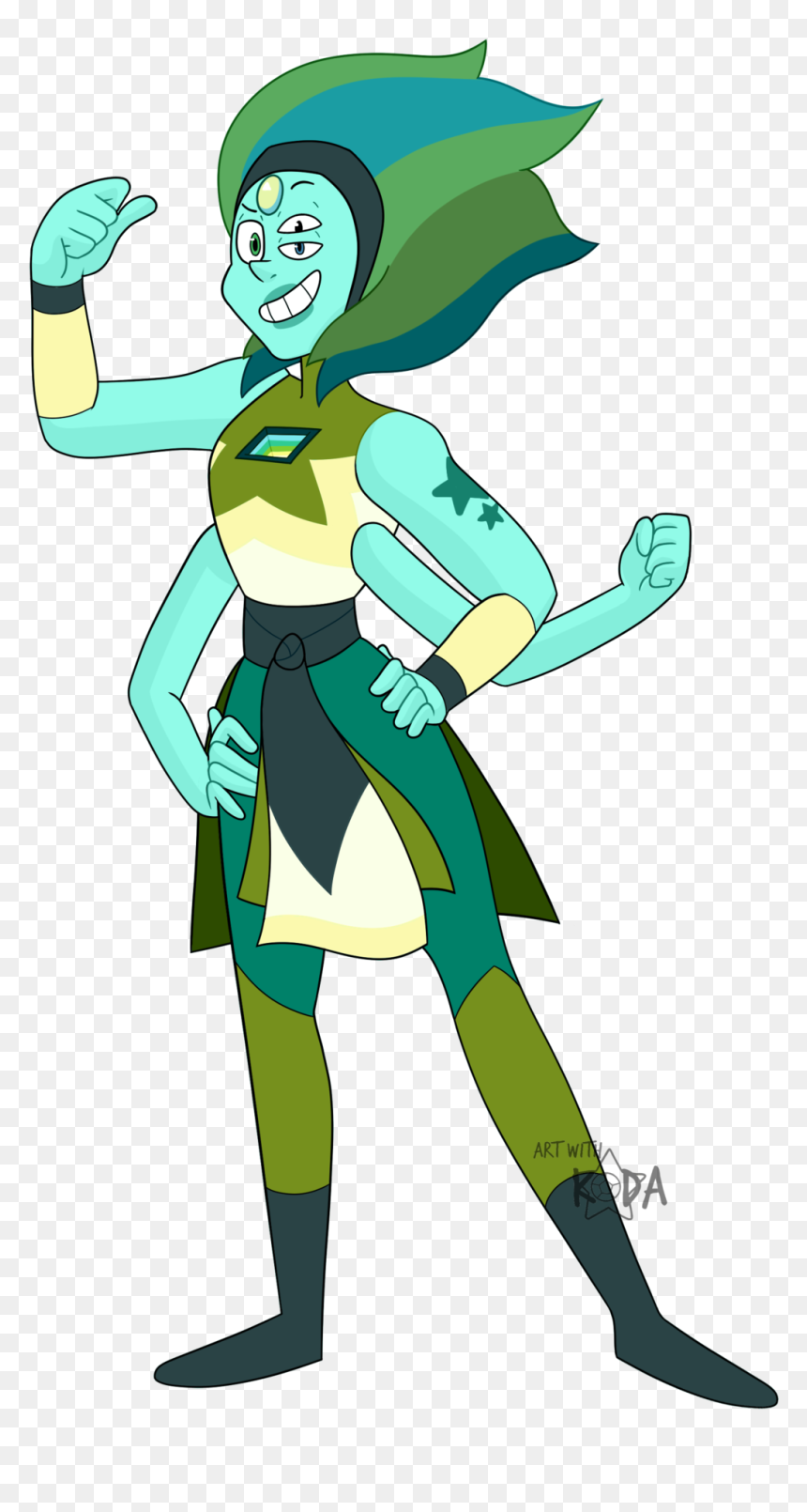 Steven Universe Art With Koda, HD Png Download - steven universe star png