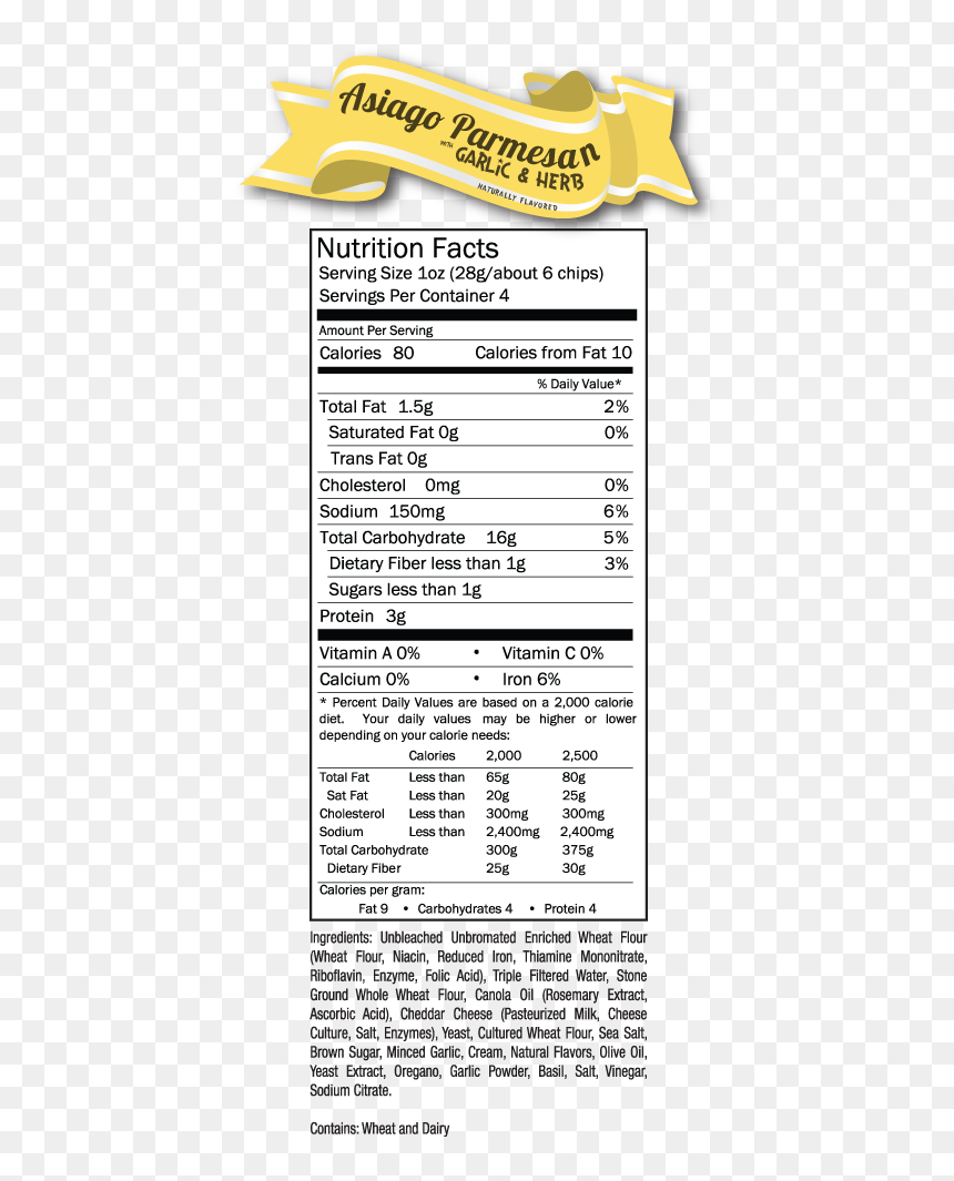 Nutrition Deli Herbcheese - Nutrition Facts, HD Png Download - nutrition facts png